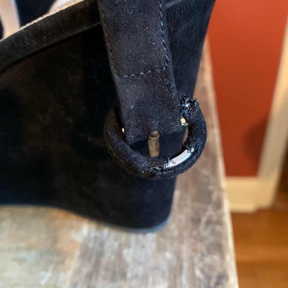 PRADA Velvet Wedges - Picture 5 of 6